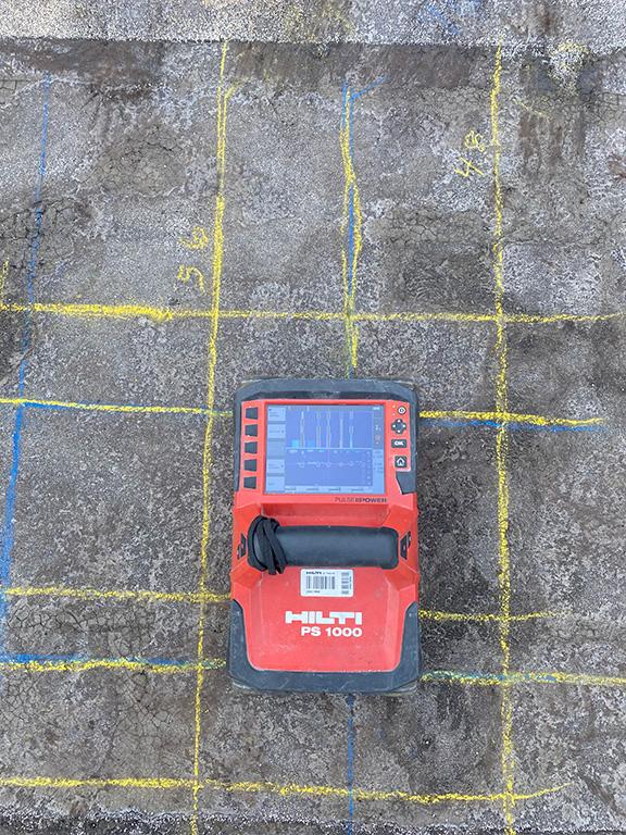 concrete scanning with ground penetrating radar